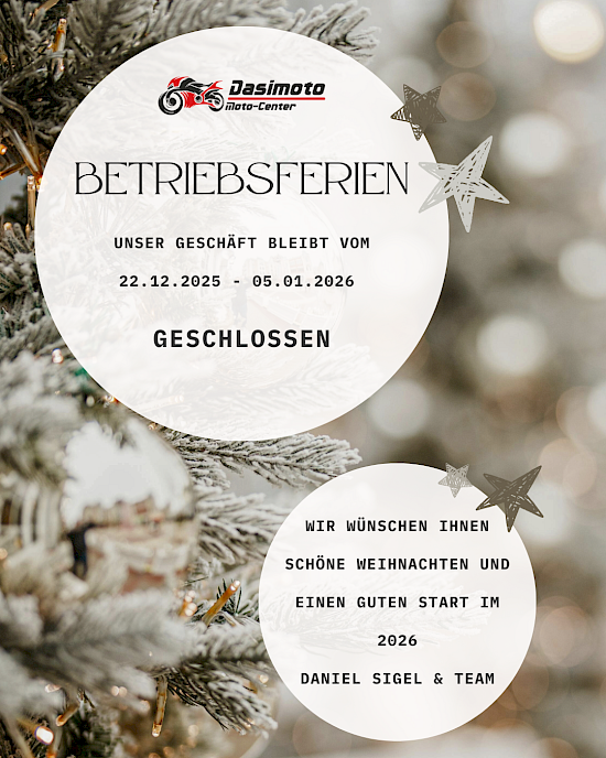 BETRIEBSFERIEN WEIHNACHTEN